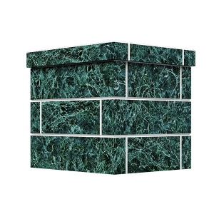 Облицовка на трубу для печей АВАНГАРД 25  КЛАССИКА КИРПИЧ ЗМЕЕВИК (115*290)  (1 ярус) под шибер Облицовка на трубу для печей АВАНГАРД 25  КЛАССИКА КИРПИЧ ЗМЕЕВИК (115*290)  (1 ярус) под шибер