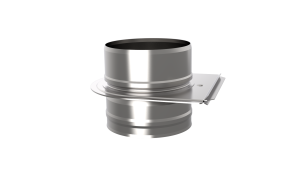 Шибер (задвижка) d =  80 мм (1 ММ) НЕРЖАВЕЙКА