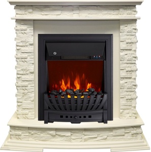 Портал Luzern слоновая кость для электроочага Majestic FX / Fobos FX (RoyalFlame)