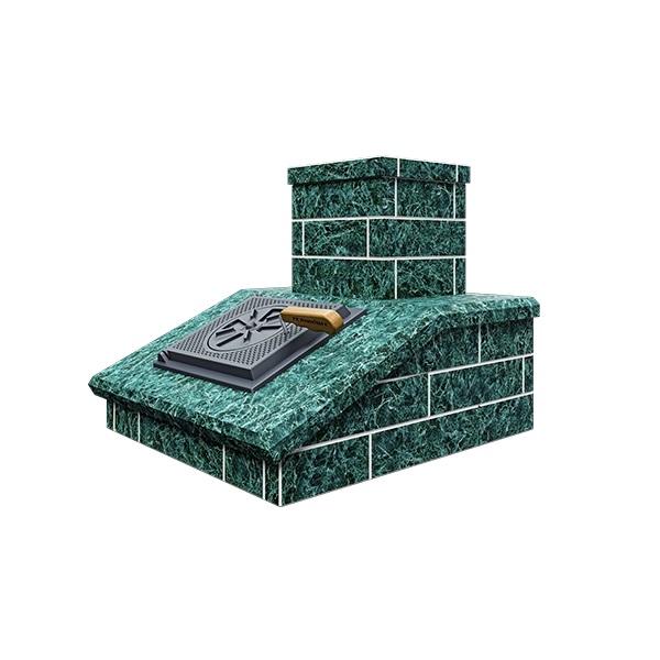 Облицовка на трубу для печей ГРОЗА 24  КЛАССИКА/ПРЕЗИДЕНТ КИРПИЧ ЗМЕЕВИК (115*290)  (1 ярус) под шиб