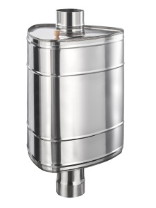 Бак 60 литров треугольный УРАЛ ЕВРО  (1) (СНЯТ С ПРОИЗВОДСТВА)