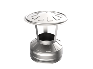 Оголовок d = 150/220 мм с зонтом (Н+О)  (GS)