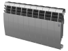 Радиатор биметаллический ROYAL THERMO BILINER BIANCO SILVER SATIN 350/80 -  8 секций