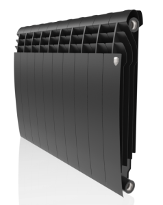 Радиатор биметаллический ROYAL THERMO BILINER BIANCO NOIR SABLE 500/80 -  4 секции