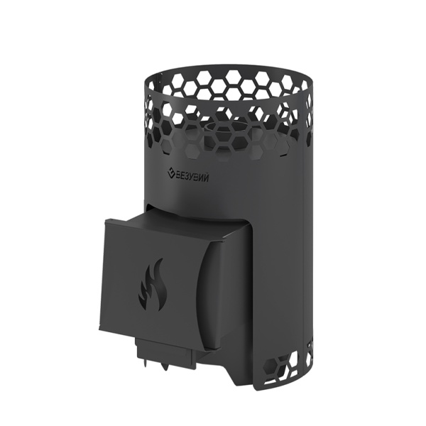 Печь-каменка ЧЁРНАЯ ПЧЁЛКА  (6 - 14 м.куб)