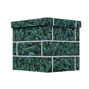 Облицовка на трубу для печей GFS ЗК 30 / ГРОМ 30  КЛАССИКА/ПРЕЗИДЕНТ КИРП ЗМЕЕВИК (1 ярус) шибер