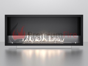 Биокамин Flagman 1000 black АРОМА встраиваемый, настенный