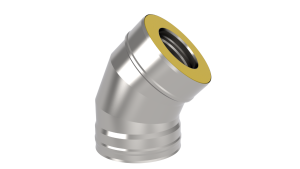 Сэндвич-колено 45 гр. d = 115/200 мм (Н+О) 1 ММ (5)