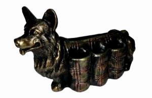 Карандашница ХДИ-7.016  КОРГИ патина (ГР: 130 х 52 х 78 мм) ЛИТКОМ