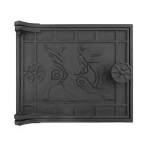 Дверца топочная ДТУ-3Рс РУССКИЙ СОБОР уплотненная некрашеная RLK 9319 (ПР: 250 х 210 мм) ЛИТКОМ