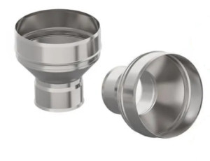 Переходник диаметра d = 200 - 180 мм (0,8 ММ)  (20)  (GS)