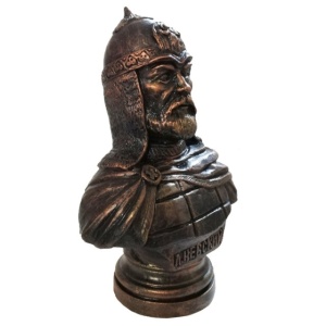 Бюст ХДИ-3.008  АЛЕКСАНДР НЕВСКИЙ (ГР: 87 х 50 х 120 мм) ЛИТКОМ