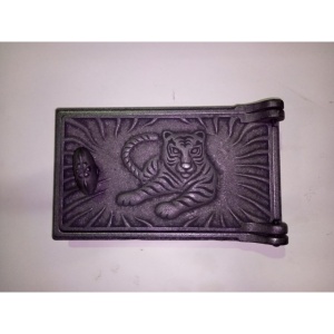 Дверца поддувальная ДП-2 Т с рисунком ТИГР (ПР: 270 х 160 мм) БЛМЗ  (5) Дверца поддувальная ДП-2 Т с рисунком ТИГР (ПР: 270 х 160 мм) БЛМЗ  (5)