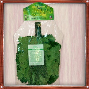 Веник Экстра из КАВКАЗСКОГО ДУБА с полынью в индивидуальной упаковке Веник Экстра из КАВКАЗСКОГО ДУБА с полынью в индивидуальной упаковке