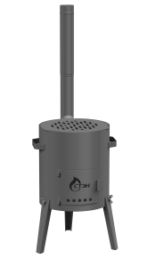 Печь туристическая СКАУТ - 320  6 - 8 л КАРАКАН  сталь 2 мм