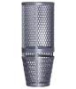 Сетка на трубу для печей АВАНГАРД 30 / 40  КРУГЛАЯ d = 130 мм (320 х 740)  под ШИБЕР