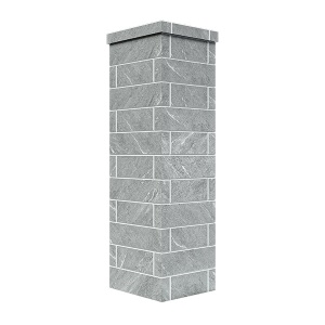 Облицовка на трубу для печей АВАНГАРД 25  КЛАССИКА КИРПИЧ ТАЛЬКОМАГНЕЗИТ (115*790)  (3 яруса) п/ш