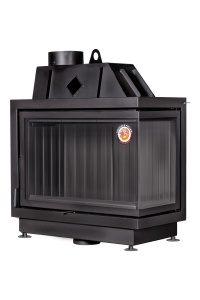 Топка АЛЬФА  800RB d = 200 мм два стекла левая с черным шамотом ((15 кВт) Экокамин (ТА800RB) Топка АЛЬФА  800RB d = 200 мм два стекла левая с черным шамотом ((15 кВт) Экокамин (ТА800RB)