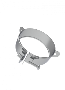 Хомут под растяжки d = 220 мм h=46 мм НЕРЖАВЕЙКА  (GS)