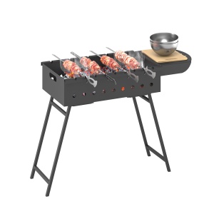 Мангал ВЕЗУВИЙ ПИКНИК с ножками (600 х 370 х 150 мм)