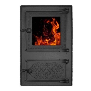 Портал ПДТ-4.1С ВАРВАРА со стеклом крашенный RLK 9217 (ПР: 250 х 490 мм) ЛИТКОМ