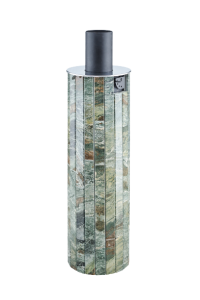 Дымоход - экономайзер со встроенным шибером в ламелях ЖАДЕИТ НАБОРНЫЙ d = 115 мм L = 1000 мм