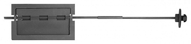 Задвижка 3ВП-1 поворотная с ручкой  (ПР: 274 х 140 х 1028 мм) ЛИТКОМ