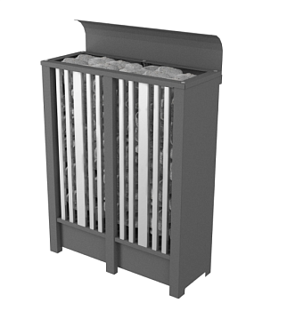 Электрокаменка GEOS CITY WALL 9, установка у стены (8-14 м.куб)