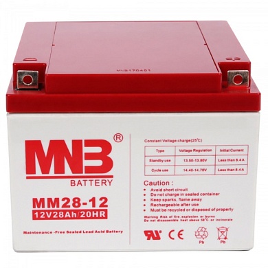 Аккумулятор MNB Battery MM 28-12 ( 12 V 28 А/ч) 