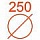 Диаметр дымохода d=250 мм