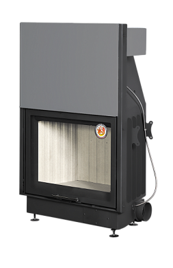 Топка ВЕГА  800 Р принтинг по стеклу с подовым горением d = 200 мм (16 кВт) Экокамин (ТВN800P)